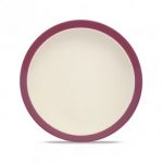 Noritake Kona Burgundy Platter-Round, 12″