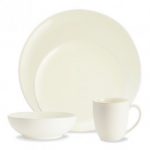 Noritake Colorwave White 4-Piece Coupe Place Setting-Sample