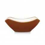 Noritake Colorwave Terra Cotta Small Two-Tone Square Bowl