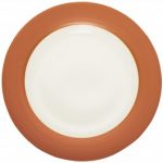Noritake Colorwave Terra Cotta Dinner Plate-Rim, 11″