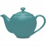 Noritake Colorwave Turquoise Small Teapot, 24 oz.