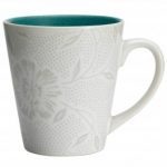 Noritake Colorwave Turquoise Mug-Bloom, 12 oz.