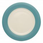 Noritake Colorwave Turquoise Salad Plate-Rim, 8 1/4″
