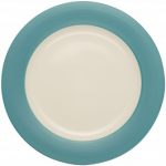 Noritake Colorwave Turquoise Platter-Round Rim, 12 1/2″