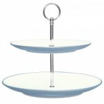 Noritake Colorwave Ice Two-Tiered Hostess Tray