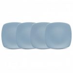 Noritake Colorwave Ice Quad Plate-Mini, 6 1/2″, Set of 4