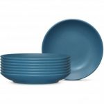 Noritake Colorwave Blue Side Prep Dish, Set of 8, 4 1/2″