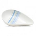 Noritake Java Blue Swirl Teardrop Dish-Medium, 9″