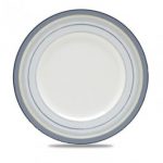 Noritake Java Graphite Swirl Accent/Luncheon Plate, 9″