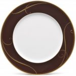 Noritake Golden Wave Chocolate Dinner Plate, 11″