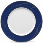 Noritake Platinum Wave Indigo Dinner Plate, 11″
