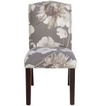 Adagio Driftwood Nail Button Arched Back Dining Chair