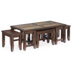 Antique Brown Coffee Table – Allister