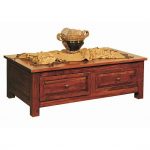 Antique Classic Brown Coffee Table – Vienna