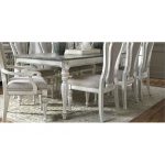 Antique White Dining Table – Magnolia Manor