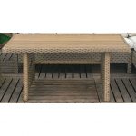 Arcadia Collection Outdoor Patio Wicker Dining Table
