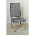 Barn Wash and Gray Upholstered Dining Chair – Willow Creek Collection