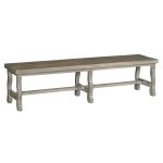 Barn Washed Dining Bench – Willow Creek Collection