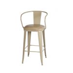 Beige Metal 24 Inch Counter Stool – Tony Collection