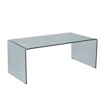 Bent Glass Coffee Table – Clarity