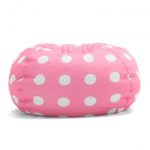 Big Joe Classic 88 Inch Bean Bag Candy Pink with White Dots