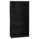 Black 5-Shelf Bookcase – Universal