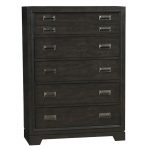 Black Contemporary Chest of Drawers – Front Street