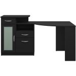 Black Corner Home Office Computer Desk – Vantage
