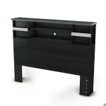 Black Full Bookcase Headboard (54 Inch) – Lazer