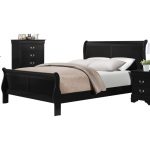 Black Full Sleigh Bed – Mayville