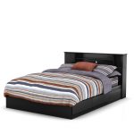 Black Queen Mates Bed with Headboard – Vito