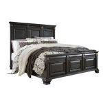 Black Traditional King Size Bed – Passages