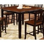 Black and Cherry Counter Height Dining Table – Dover Collection