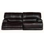 Blackberry Leather-Match Power Reclining Sofa – Stampede