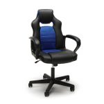 Blue and Black Racing Style Gaming Chair