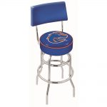 Boise State 25 Inch Back Rest Counter Stool