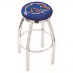 Boise State Chrome 25 Inch Counter Stool