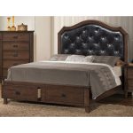 Brown Classic King Storage Bed – Park City