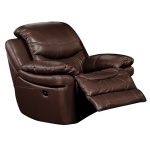 Brown Leather-Match Manual Recliner – Siena Collection