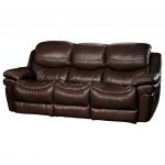 Brown Leather-Match Manual Reclining Sofa & Loveseat – Siena
