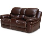 Brown Leather-Match Power Reclining Loveseat – Siena Collection