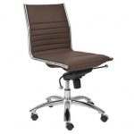 Brown Low-Back Office Chair – Dirk