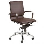 Brown Low-Back Office Chair – Gunar