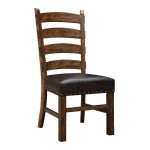 Brown Upholstered Ladder Back Dining Room Chair – Chambers Creek