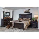 Cabernet Black Traditional 6-Piece Queen Bedroom Set – Meritage