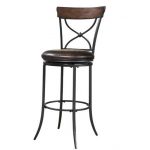 Cameron X-Back Chestnut Brown 26 Inch Counter Stool
