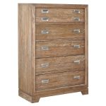 Caramel Brown Rustic Contemporary Chest of Drawers – Front Street