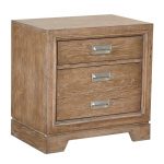Caramel Brown Rustic Contemporary Nightstand – Front Street