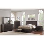 Casual Classic Basalt Gray 6-Piece Full Bedroom Set – Heath