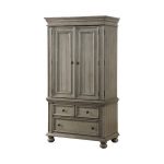 Casual Classic Gray Armoire – Barnwell